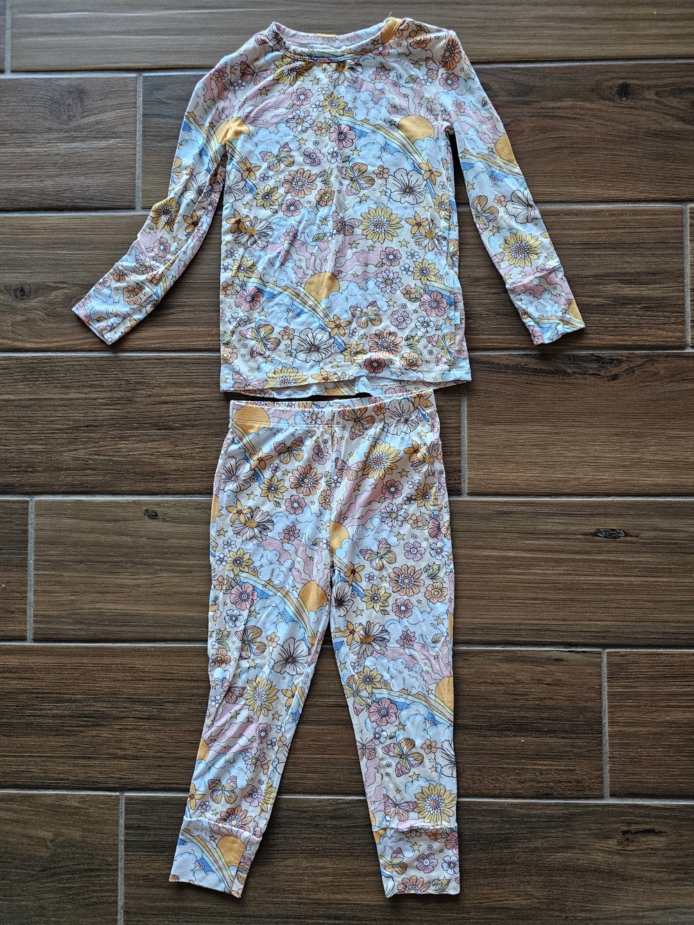 Posh Peanut Dolly Long Sleeve Pajamas 3T-4T